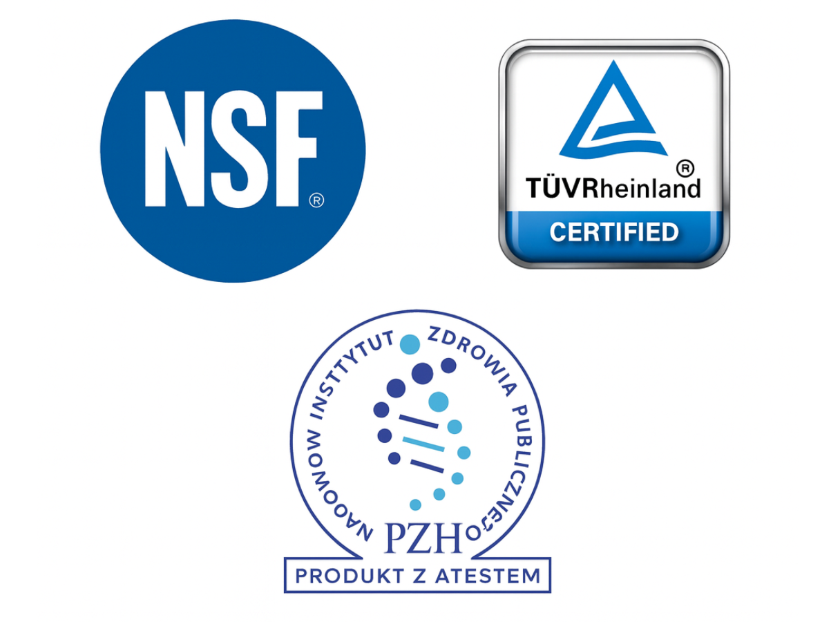 Kuna Filter Comfort - certyfikaty