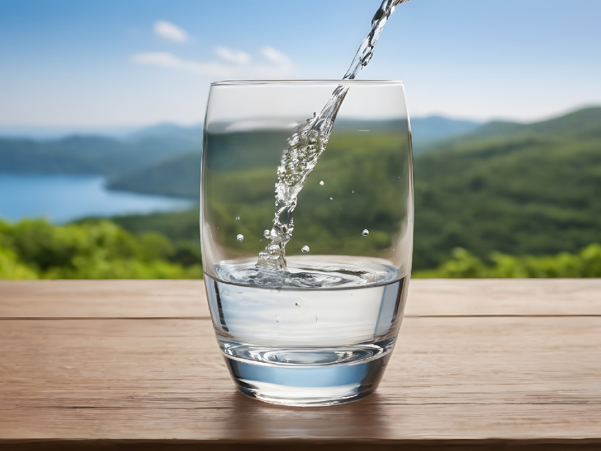 nalewanie wody do szklanki na swiezym powietrzu 1763544285