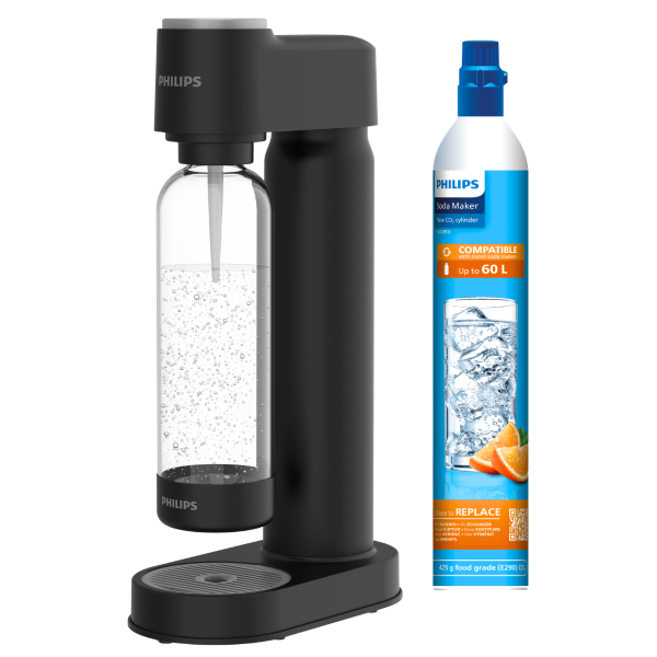 Philips Soda Maker GoZero - czarny saturator ADD4901BK/10 + butla CO2